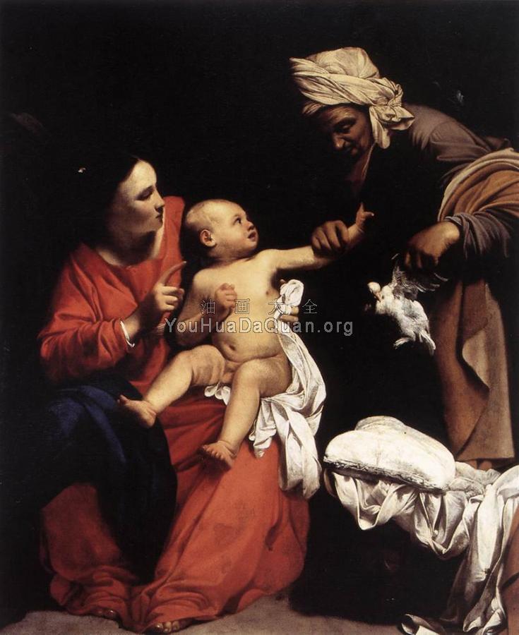 Madonna and Child with St Anne - 卡罗·沙拉契尼